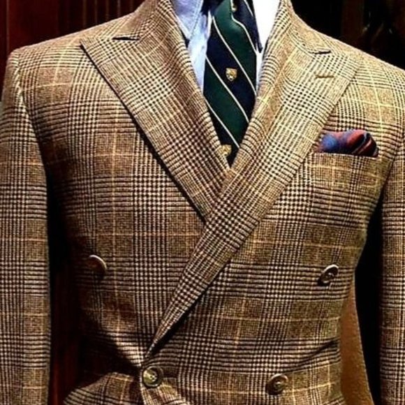 FACONNABLE Men's Genuine Leather Brown Chukka Boots (Italy) # 6610 - Picture 11 of 17